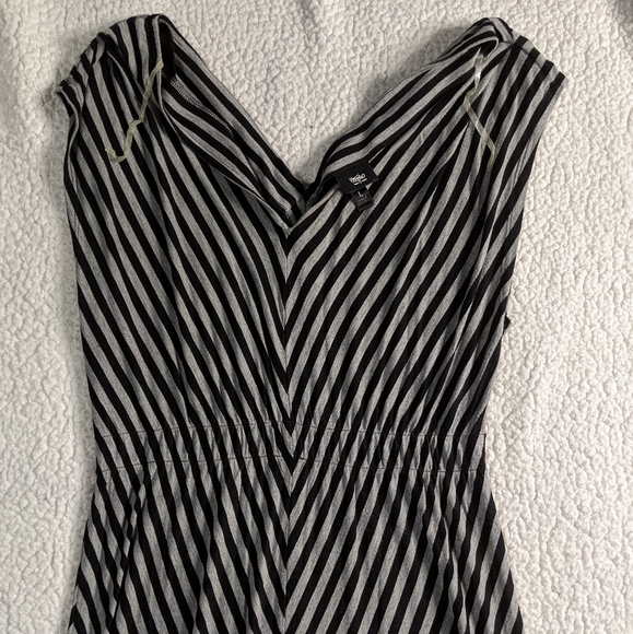 Mossimo black and gray high low dress - Picture 4 of 5